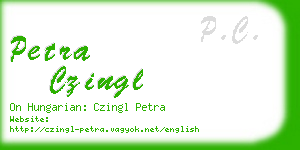 petra czingl business card